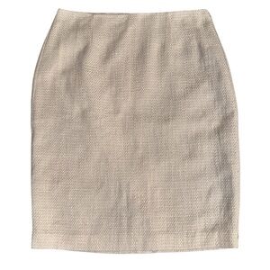 Calvin Klein Textured Tan Pencil Skirt
